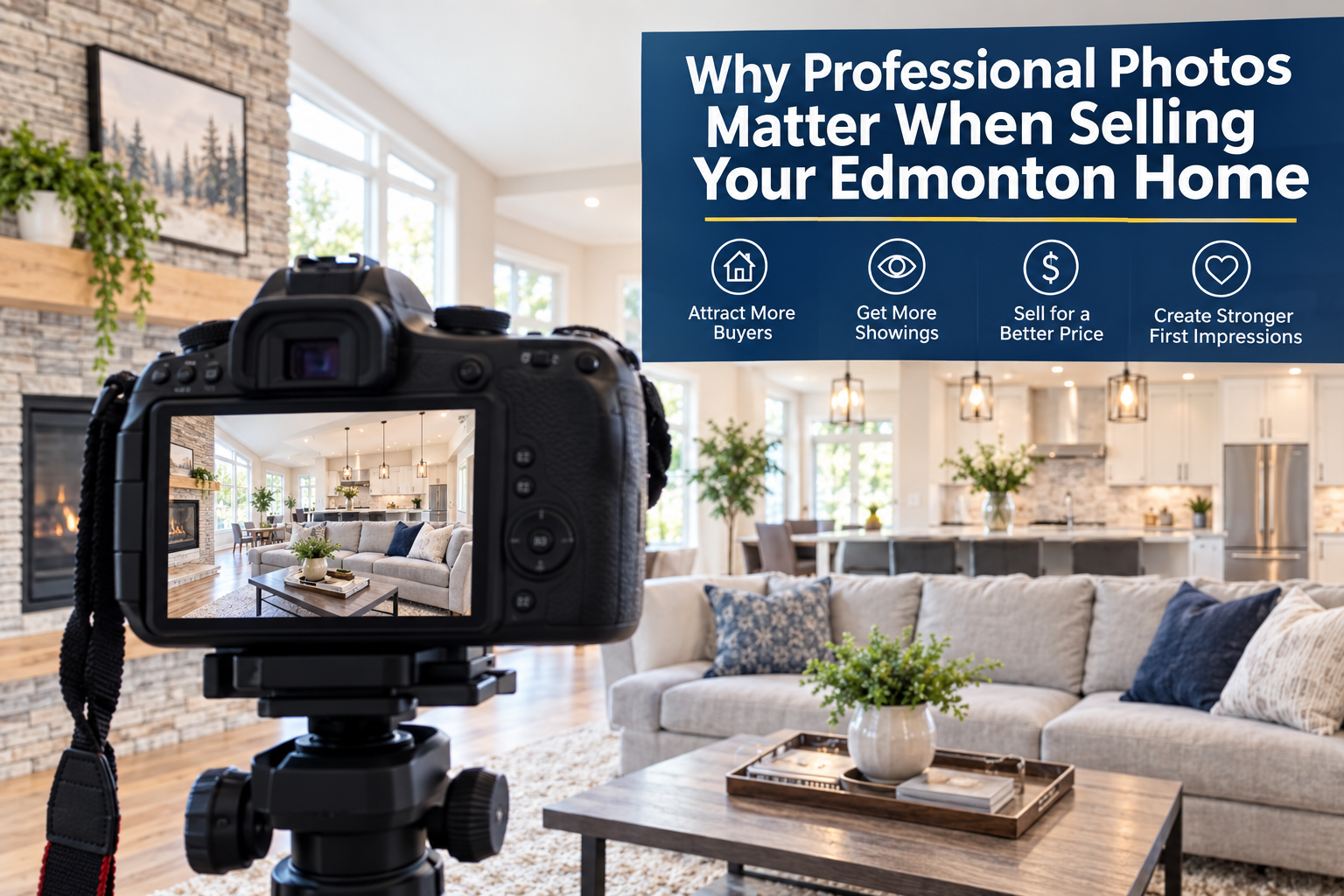 Why Professional Photos Matter When Selling Your Edmonton Home